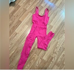 Pink FPM Good Karma jumpsuit